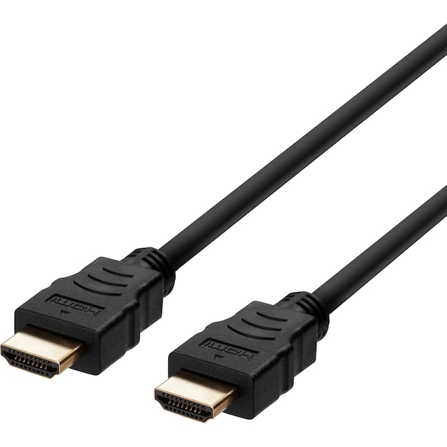 Deltaco 8K HDMI 2.1-kabel (2 m, svart)