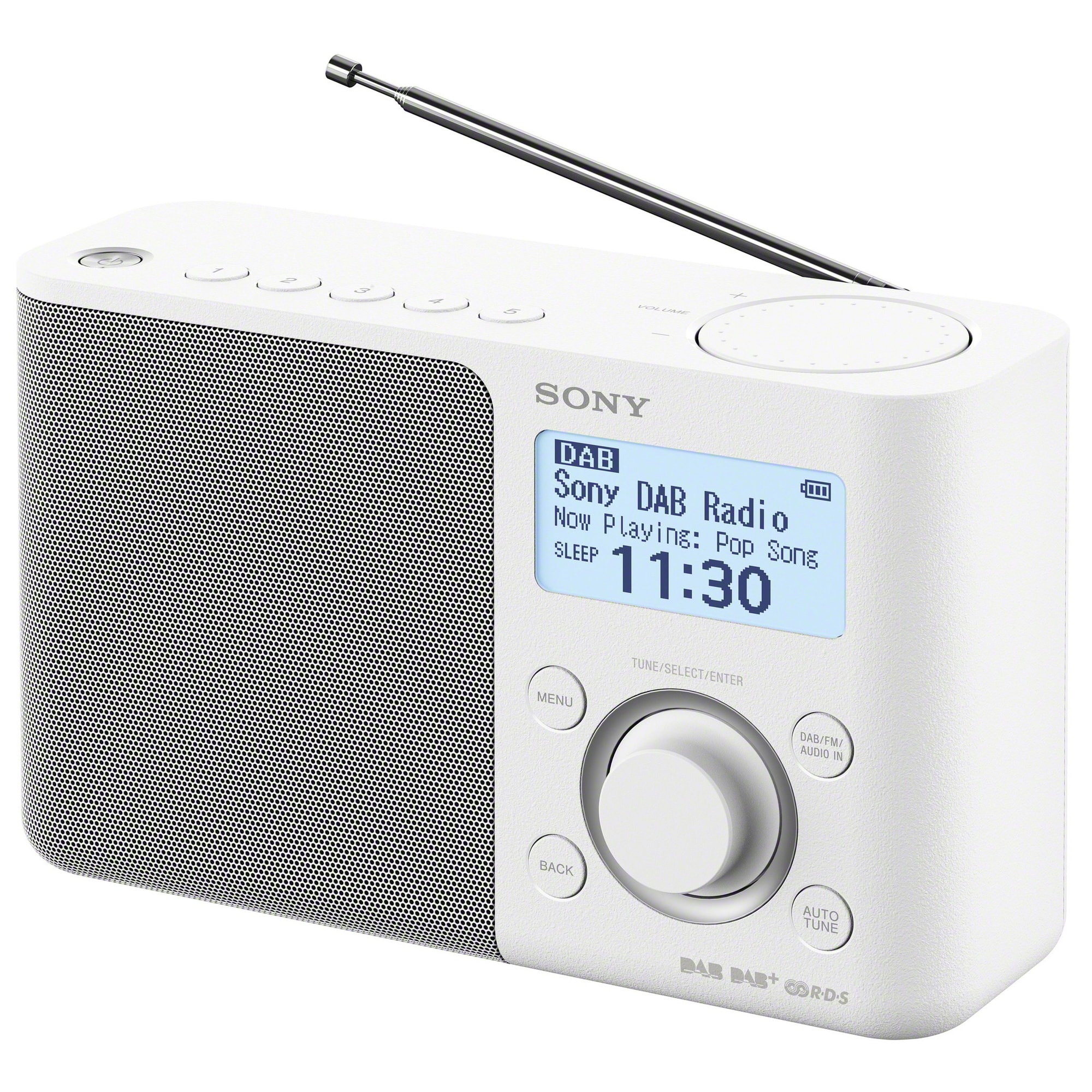 Sony DAB+ radio XDR-S61 (vit) - Elgiganten
