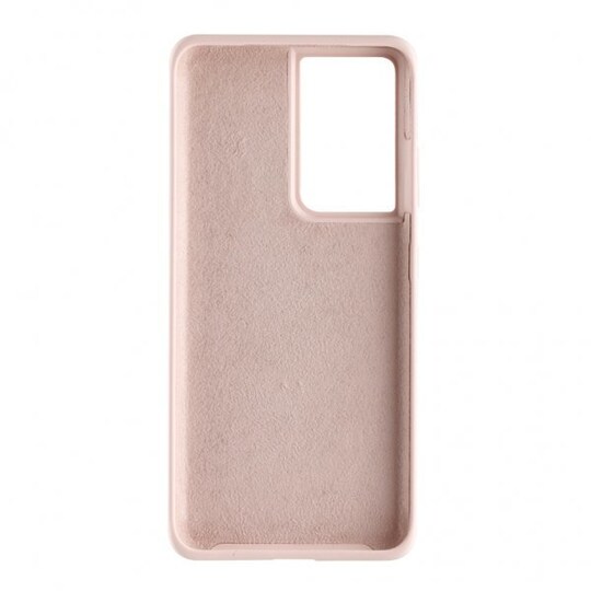 Vivanco Samsung Galaxy S21 Ultra Skal Hype Cover Pink Sand - Elgiganten