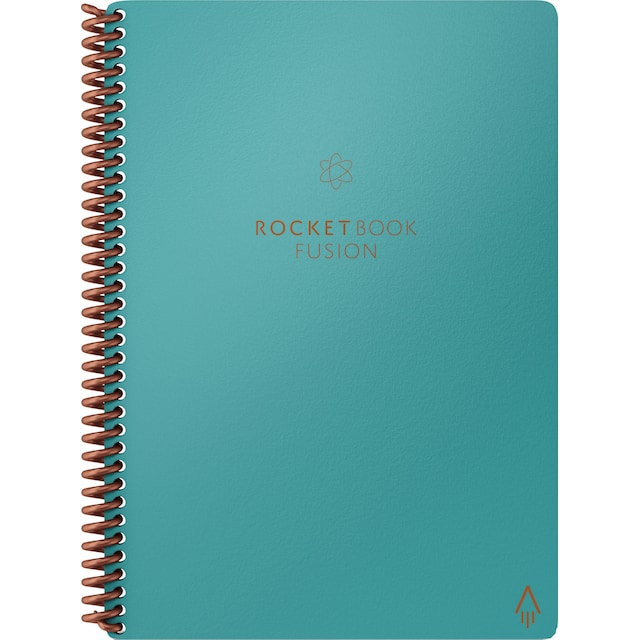 Rocketbook Fusion Letter digitalt anteckningsblock A4 (neptune teal)