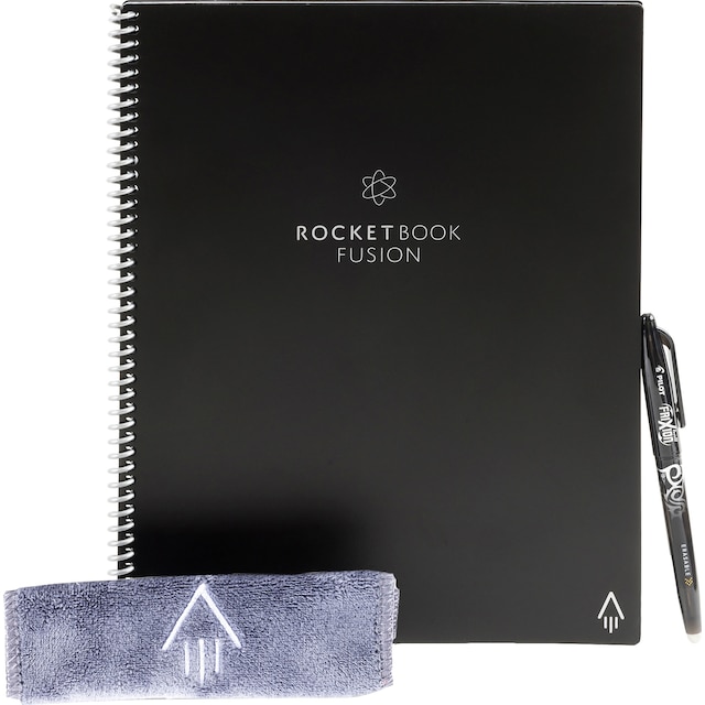 Rocketbook Fusion Letter digitalt anteckningsblock A4 (infinity black)