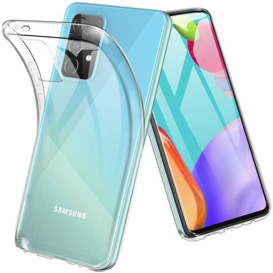 Silikon skal transparent Samsung Galaxy A52 5G - Elgiganten