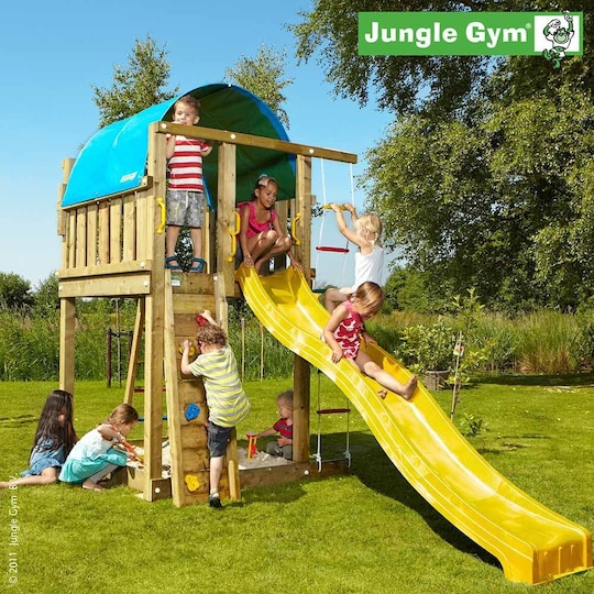 Jungle Gym Villa lektorn komplett inkl. rutschkana - Elgiganten