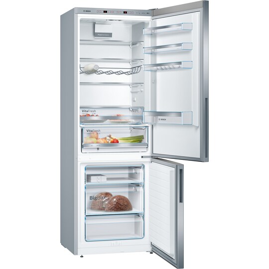 Bosch kylskåp/frys kombiskåp KGE49AICA (rostfri) - Elgiganten