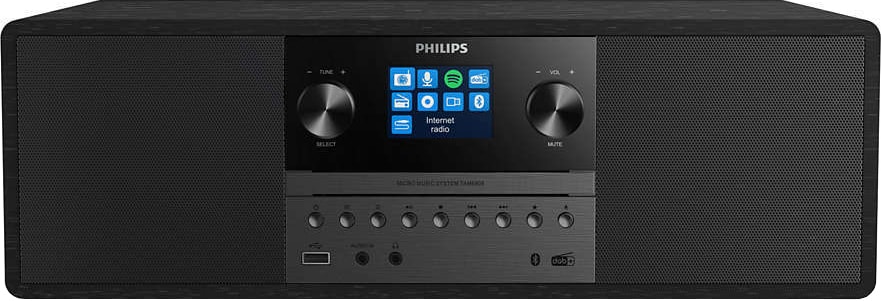 Philips micro Hi-Fi-system TAM6805/10 (svart) - Radio & Stereo - Elgiganten