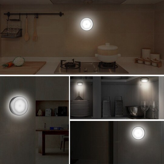 Intelligent rörelsedetektor LED-lampa garderob badrumskåp etc - Elgiganten