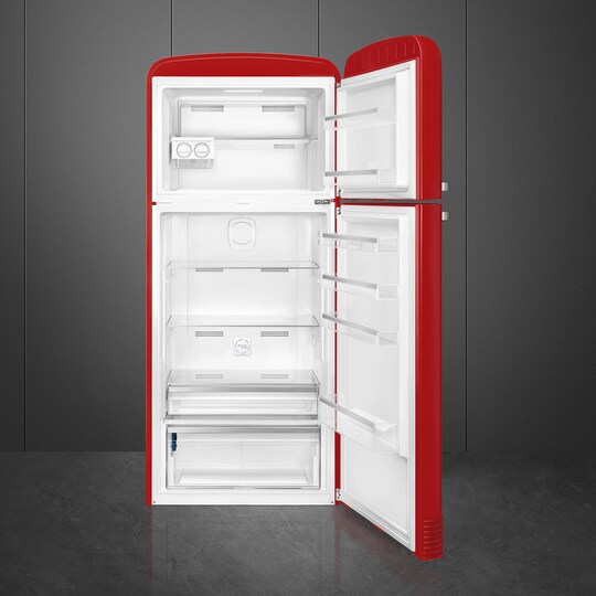 Smeg 50 s Style kylskåp/frys kombiskåp FAB50RRD5 (röd) - Elgiganten