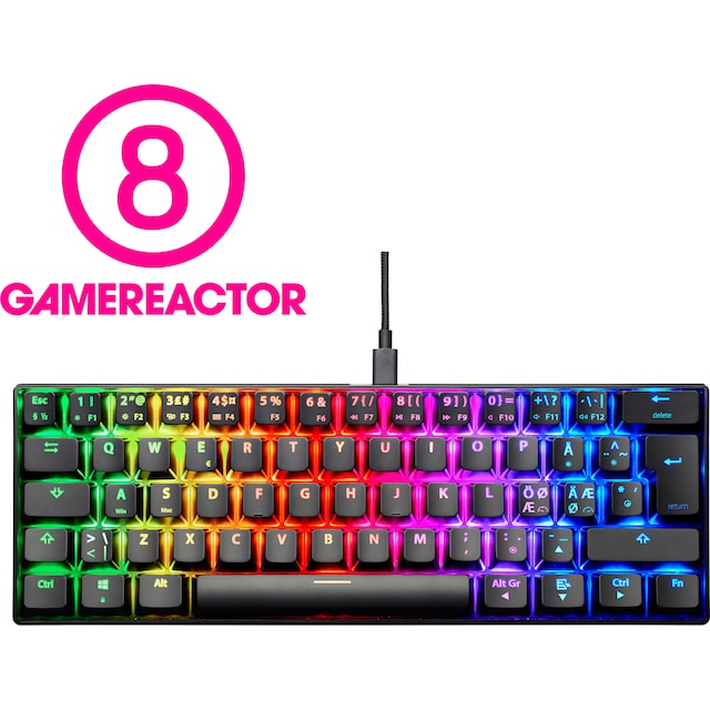 NOS C-450 Mini PRO gaming RGB tangentbord (svart)