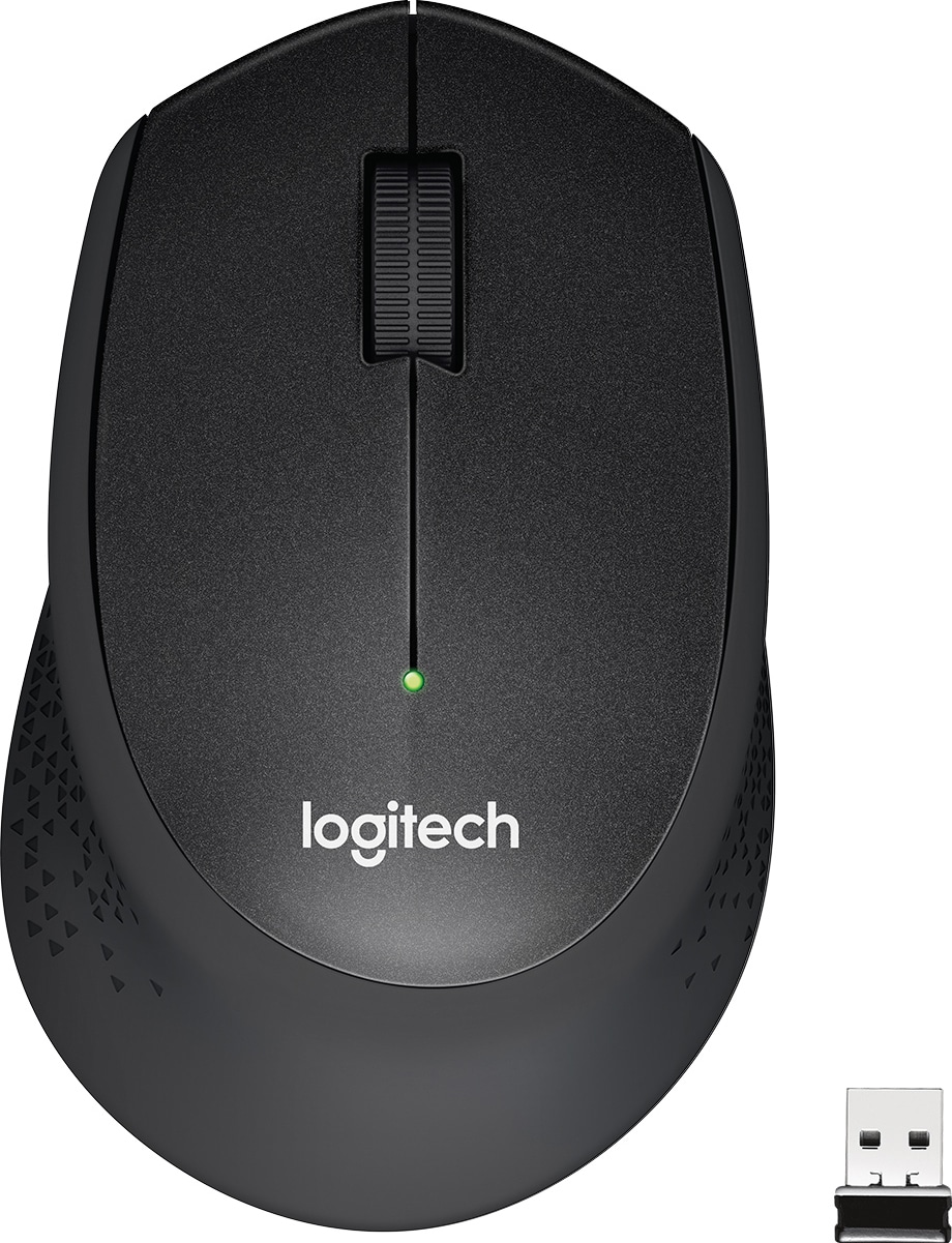 Logitech M330 Silent Plus trådlös mus (svart) - Elgiganten