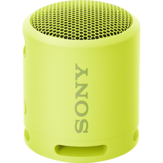 Sony bärbar trådlös högtalare SRS-XB13 (citrongul) - Elgiganten