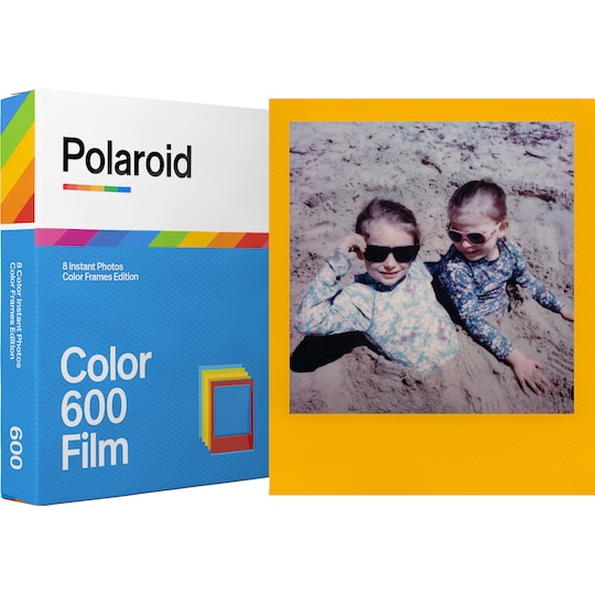 Polaroid 600 Color film med ramar i färg för direktkamera - Elgiganten