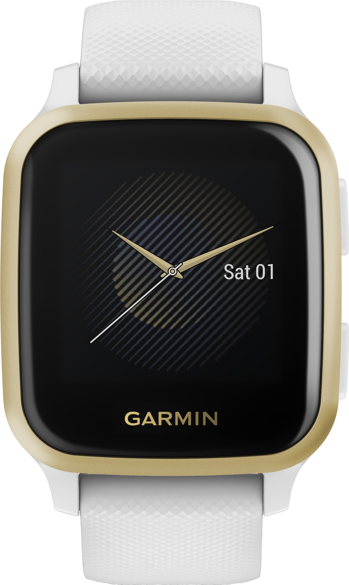 Garmin Venu Sq smartwatch (vit/guld) - Elgiganten