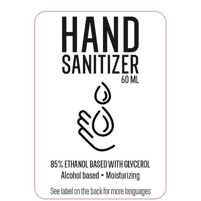Nordic 85% Hand Sanitizer 60ml Gel