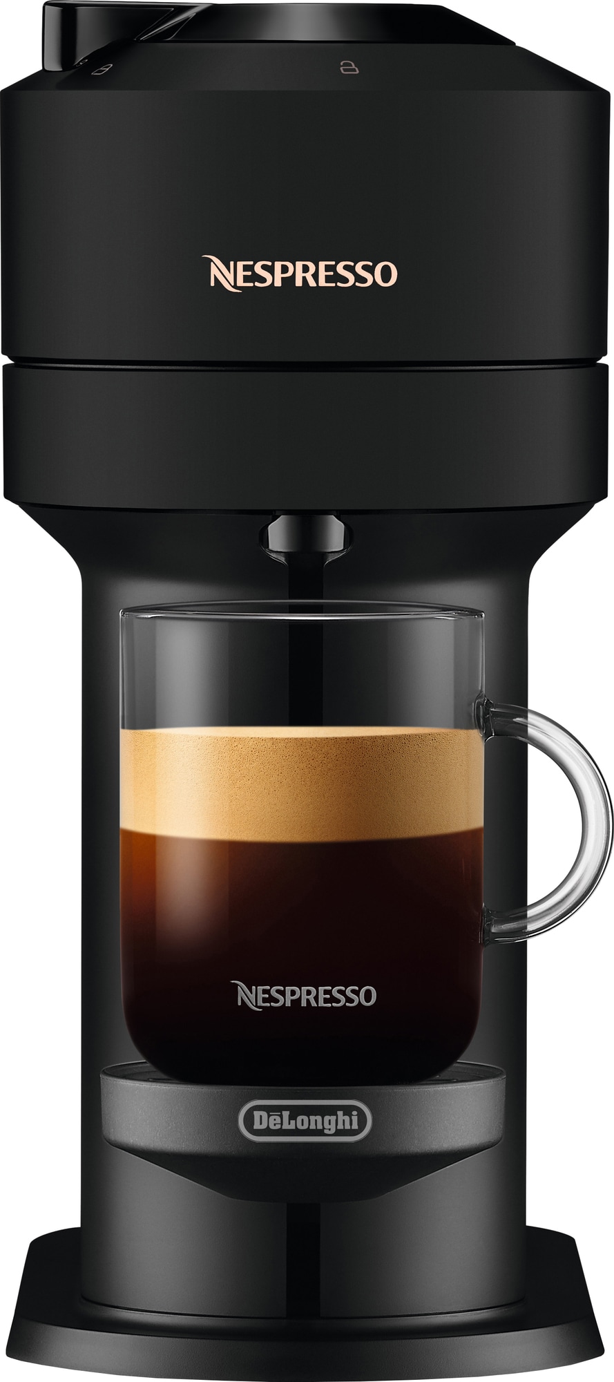 NESPRESSO® Vertuo Next kaffemaskin av DeLonghi, Matt Svart - Elgiganten