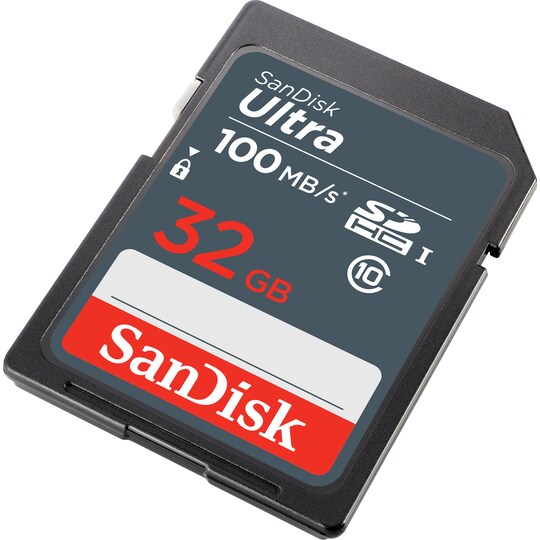 Sandisk Ultra 32GB SDHC minneskort - Elgiganten