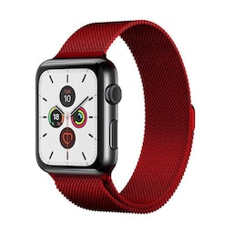 SKALO Milanese Loop Apple Watch 38/40/41mm - Röd