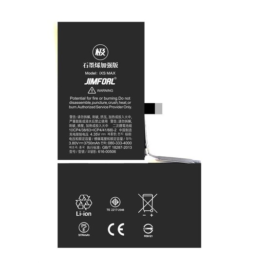 IPARTSEXPERT Batteri 3750mAh iPhone XS Max - Elgiganten