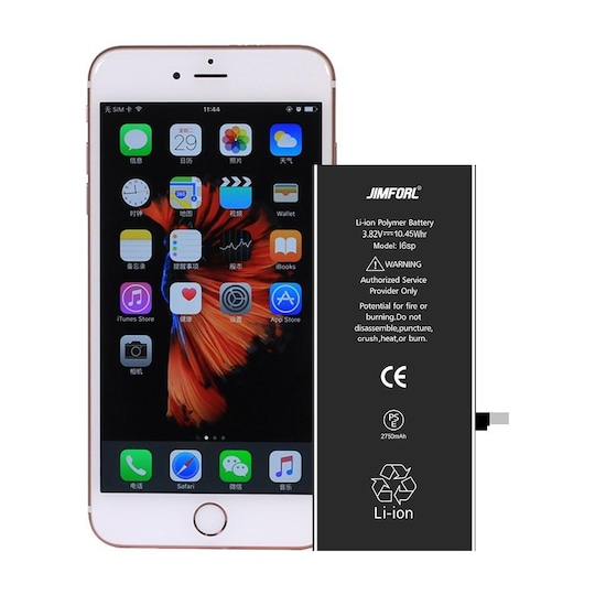 IPARTSEXPERT Batteri 3000mAh iPhone 6s Plus - Elgiganten