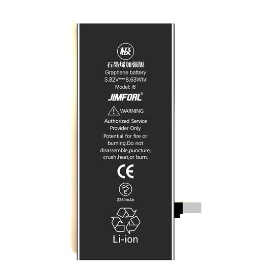 IPARTSEXPERT Batteri 2260mAh iPhone 6 - Elgiganten