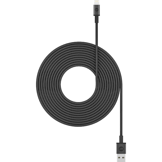 Mophie USB-A till Lightning laddkabel 3 m (svart)