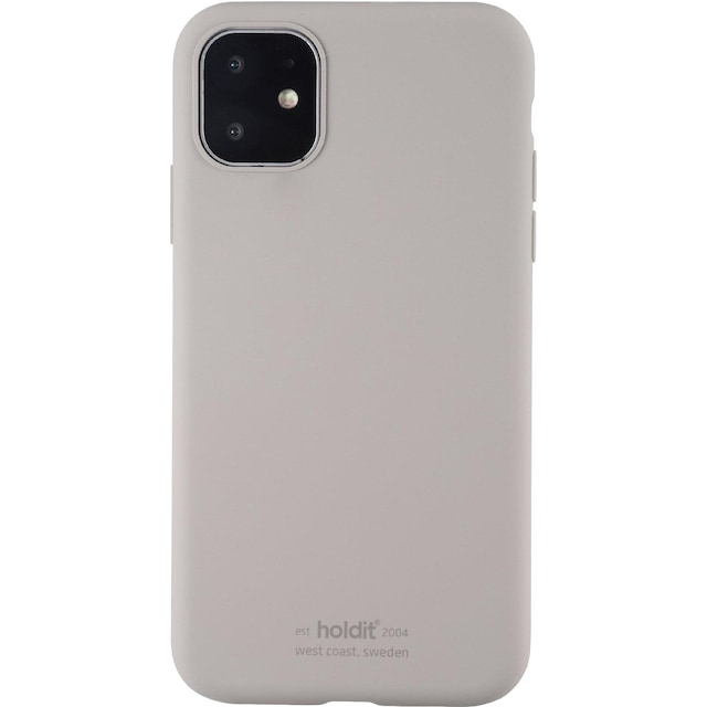 Holdit iPhone 11/XR silikonfodral (taupe)