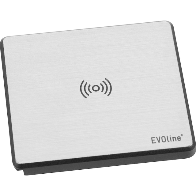 EVOline Square80 QI eluttag (silver)