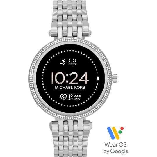 Michael Kors Gen 5E Darci 43mm rostfritt stål smartwatch (silver) -  Elgiganten