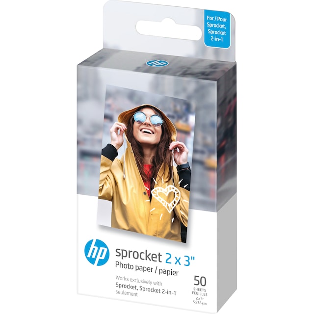 HP Paper Sprocket 2x3 direktfilm 50-pack