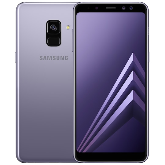 Samsung Galaxy A8 2018 smartphone (grå) - Elgiganten
