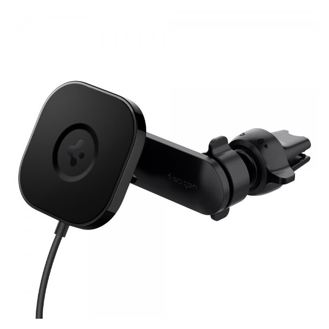 Spigen Bilhållare OneTap Magnetic Car Mount Air Vent Wireless Charging Svart