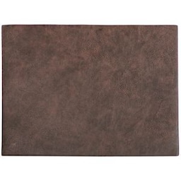 Ziczac, bordstablett 47x33cm mørk brun