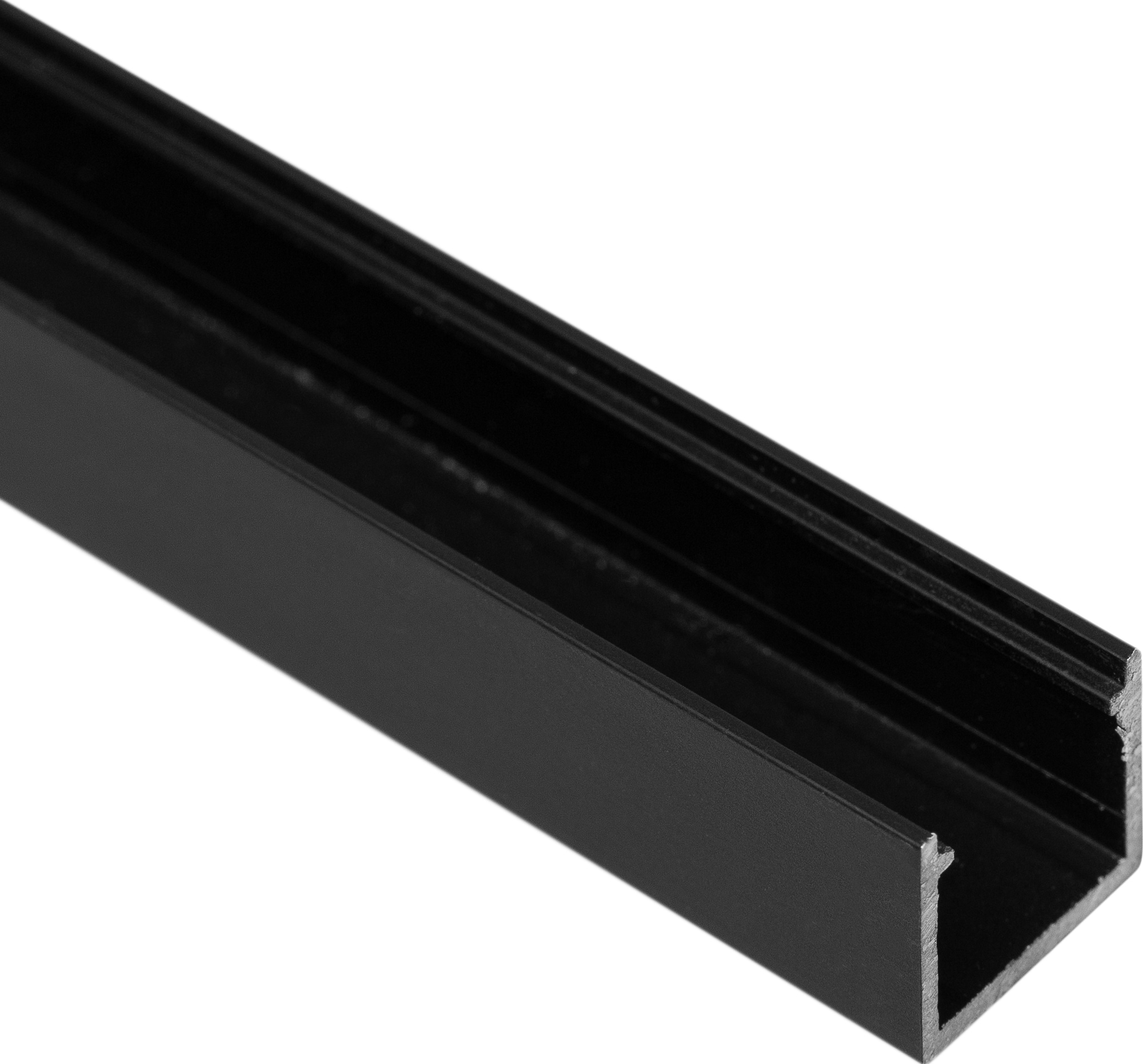 Loox5 ytmonterad aluminum LED strip profil, 13 mm (svart) - Elgiganten