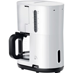 Braun Breakfast 1 kaffebryggare KF1100BK (vit) - Elgiganten