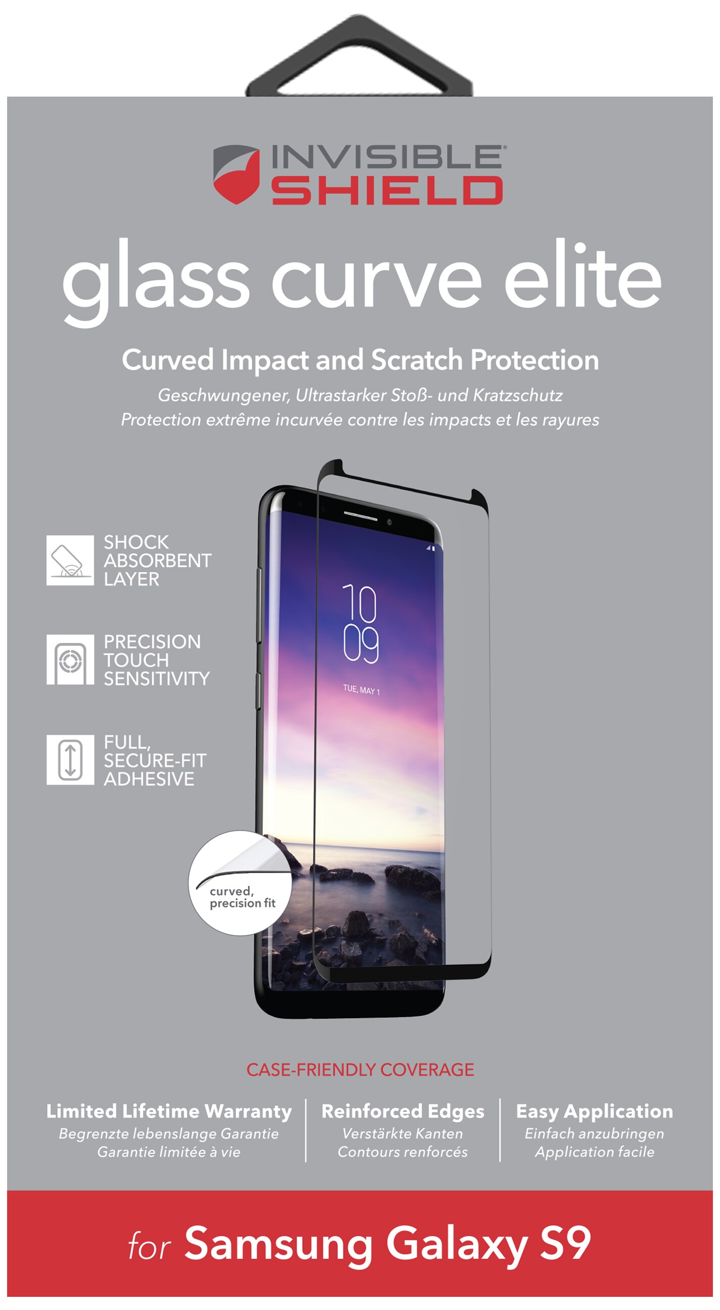 Zagg Glass Elite Samsung Galaxy S9 skärmskydd - Skärmskydd - Elgiganten