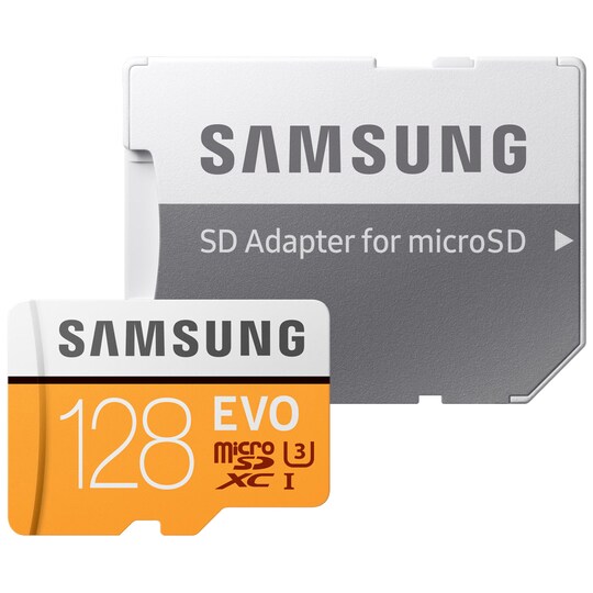 Samsung Evo Micro SDXC UHS-3 minneskort 128 GB - Elgiganten