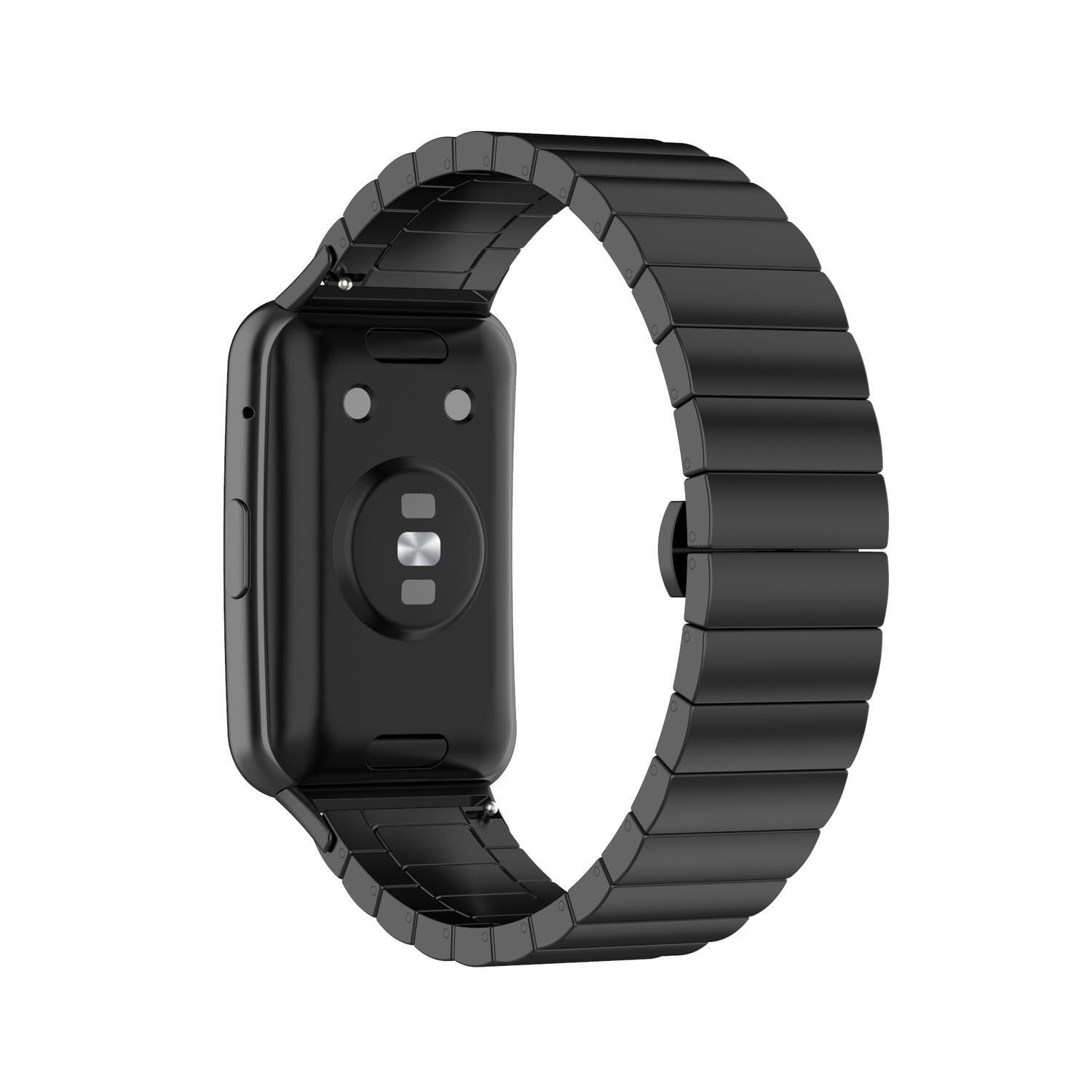 Huawei Watch Fit armband rostfritt stål Svart - Tillbehör klockor och  wearables - Elgiganten