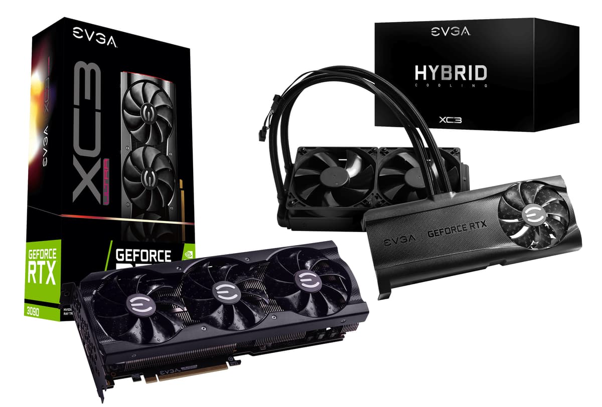 EVGA GF RTX 3090 XC3 ULTRA GAMING + HYBRID Kit Cooler BU - Elgiganten ...