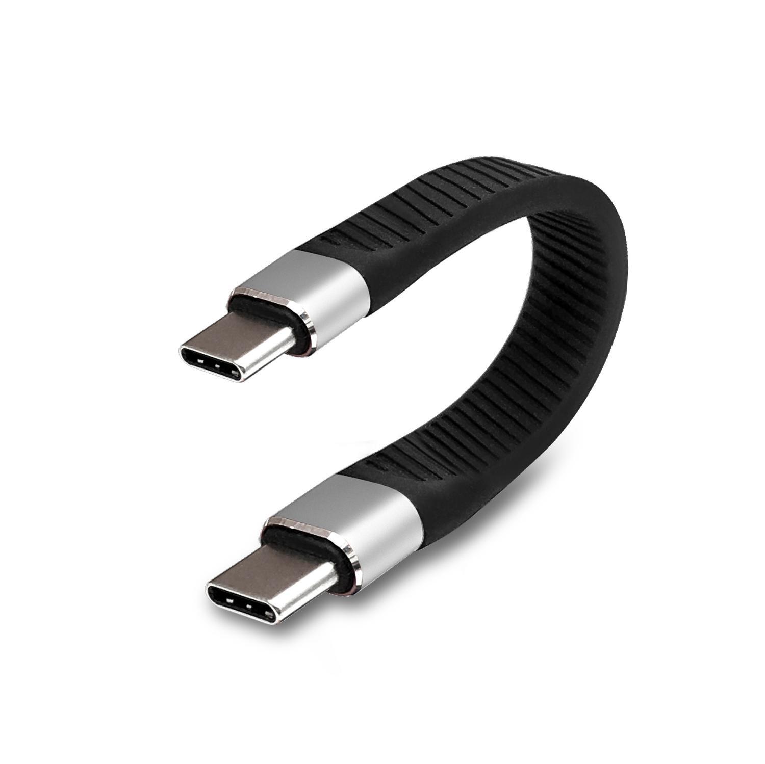 INF Kort USB-C till USB-C-kabel 100W 10Gbps (13.4 cm) - Elgiganten