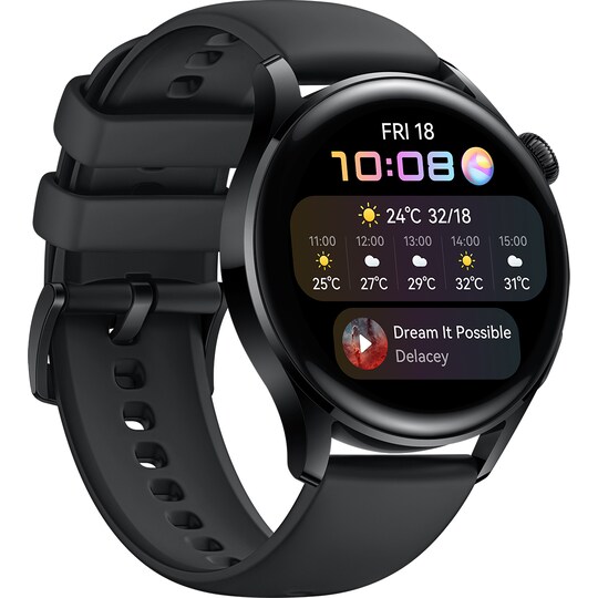 Huawei Watch 3 Active Edition smartwatch 46mm (svart) - Elgiganten
