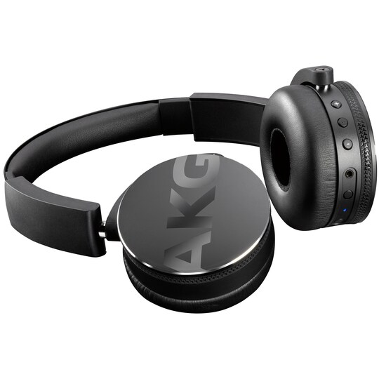 AKG trådlösa on-ear hörlurar Y50BT (svart) - Elgiganten