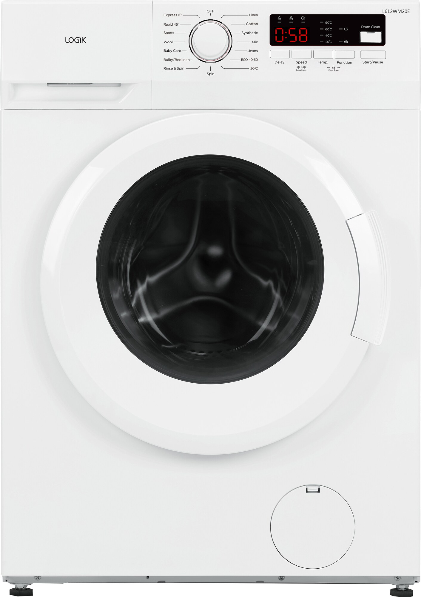 Logik tvättmaskin L612WM20E - Elgiganten