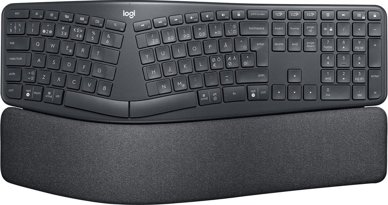 Logitech Ergo K860 ergonomiskt tangentbord - Elgiganten