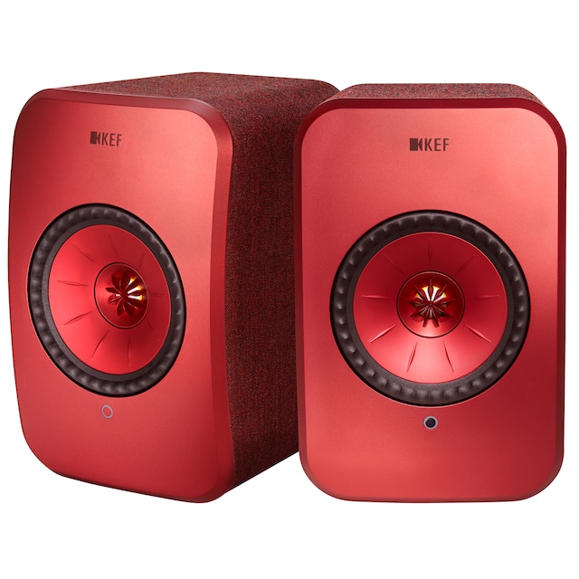 KEF LS-X stereohögtalare (röd)
