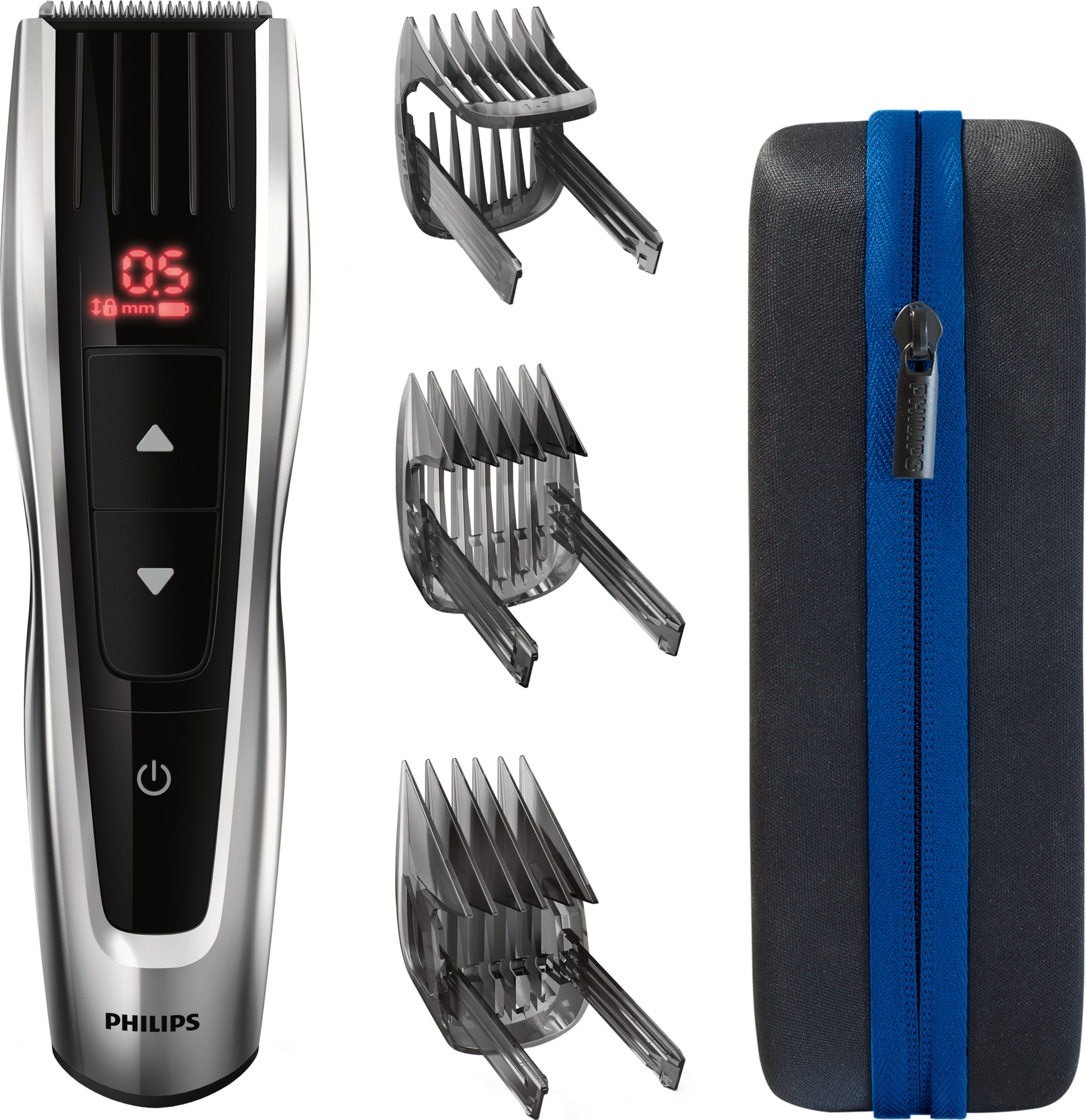 Philips Series 9000 hårklippare HC942015 (silver/svart) - Elgiganten