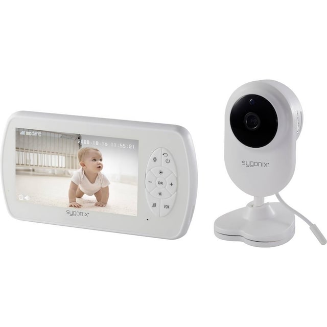 Sygonix HD Baby Monitor SY-4548738 Babymonitor med