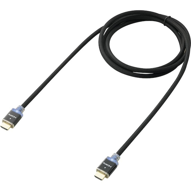 SpeaKa Professional HDMI Anslutningskabel 1.00 m SP-7870024 Audio Return Kanal, guldpläterad kontakt, kabelstrumpa, med