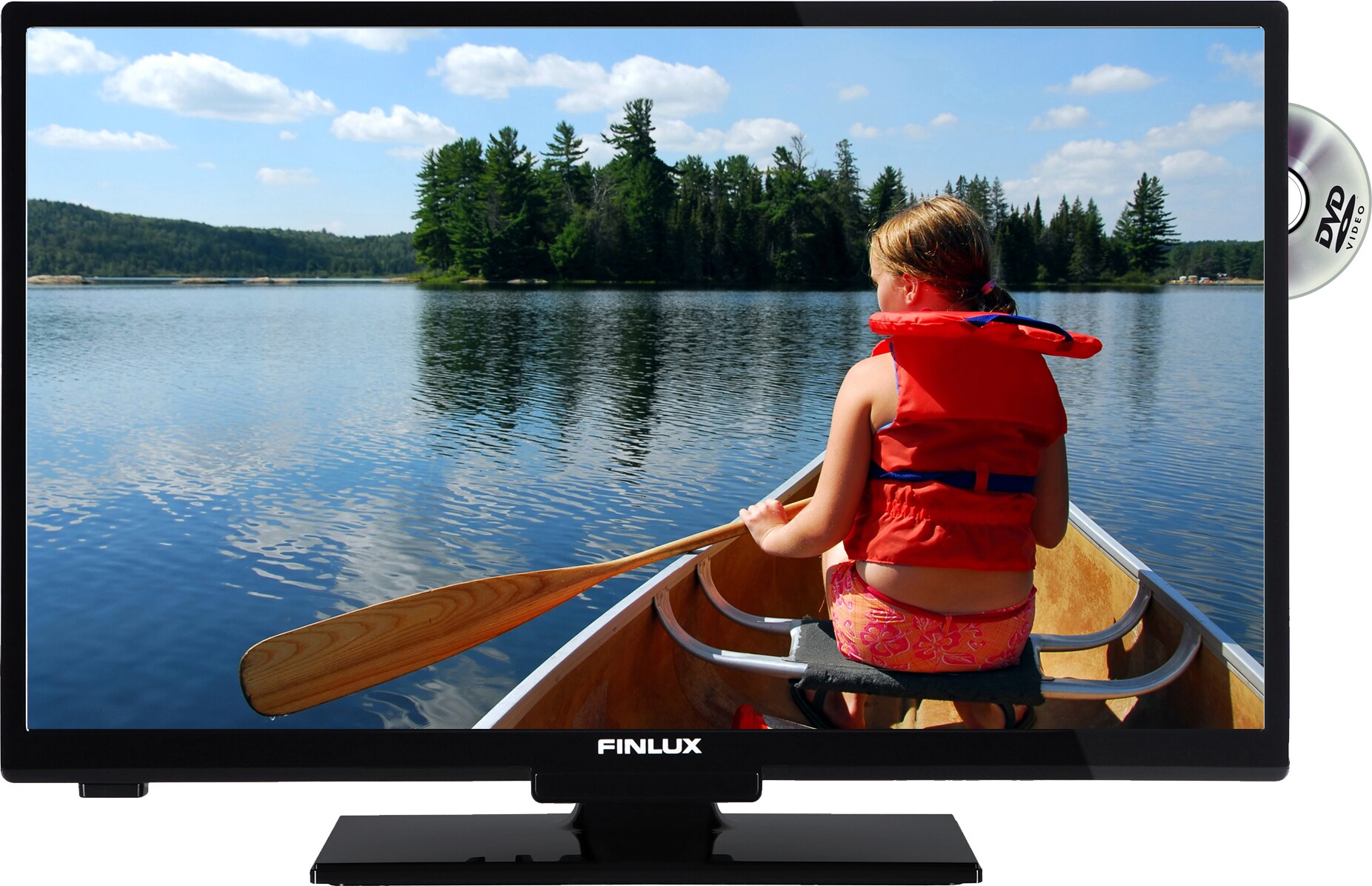 Finlux 24" FDMD5660 HD Ready 12V LED TV med DVD (2019) - Elgiganten
