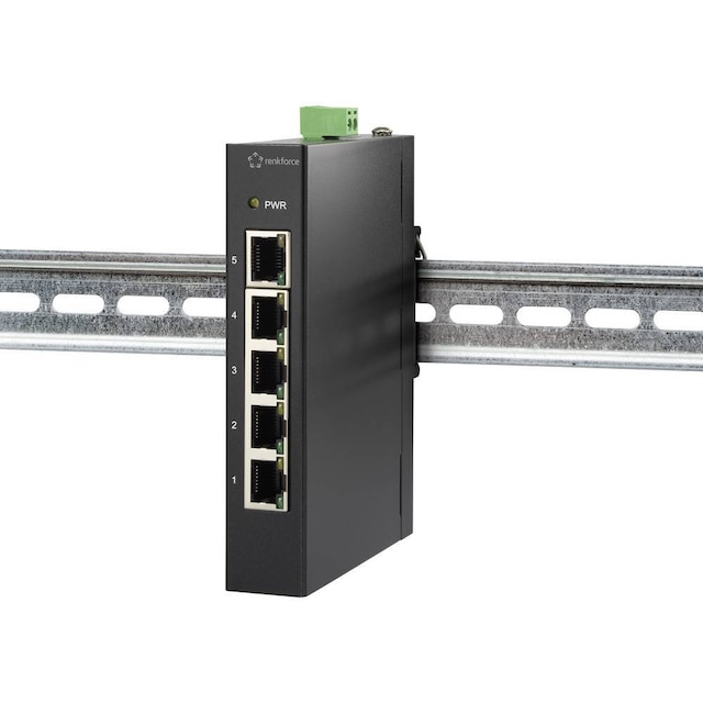 Renkforce RF-3394866 FEH-500 Industrial Ethernet Switch