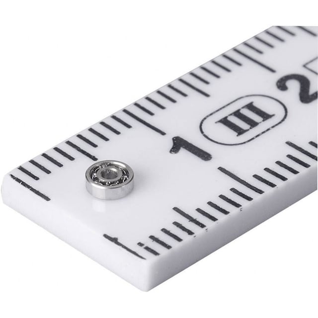 Reely Miniatyr-kullager Kromstål Inre diameter: 2 mm