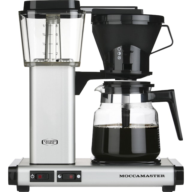 Moccamaster Manual kaffebryggare 53701 ( Matt Silver)
